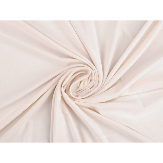 Jersey sportswear fabric, smooth pes - Cream lightest (10 Meters) Jersey sportswear fabric, smooth pes - Cream lightest (10 Meters)