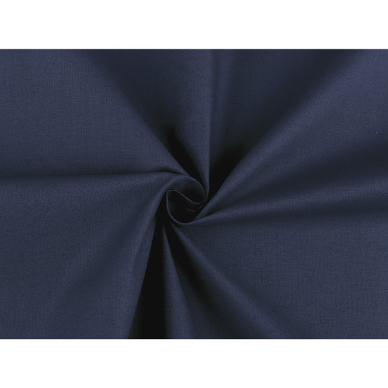 Cotton fabric / canvas single colour - Berlin blue (10 Meters)