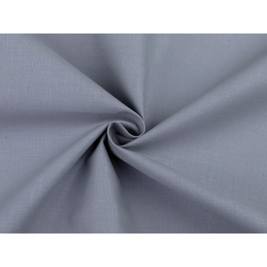 Cotton fabric / canvas single colour - Berlin blue (10 Meters)