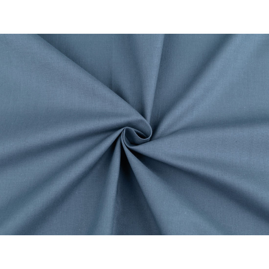 Cotton fabric / canvas single colour - Berlin blue (10 Meters)