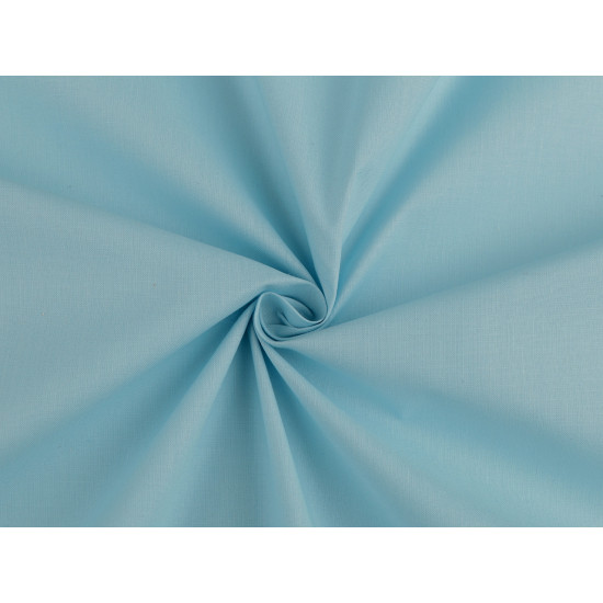 Cotton fabric / canvas single colour - Berlin blue (10 Meters)
