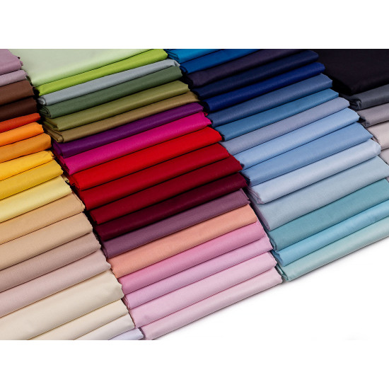 Cotton fabric / canvas single colour - Berlin blue (10 Meters)