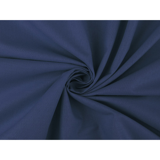 Cotton fabric / canvas single colour - Berlin blue (10 Meters)