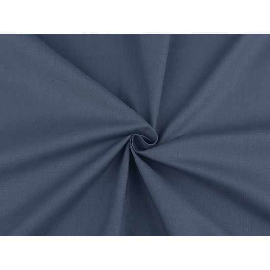 Cotton fabric / canvas single colour - Berlin blue (10 Meters)