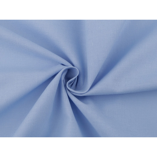 Cotton fabric / canvas single colour - Berlin blue (10 Meters)