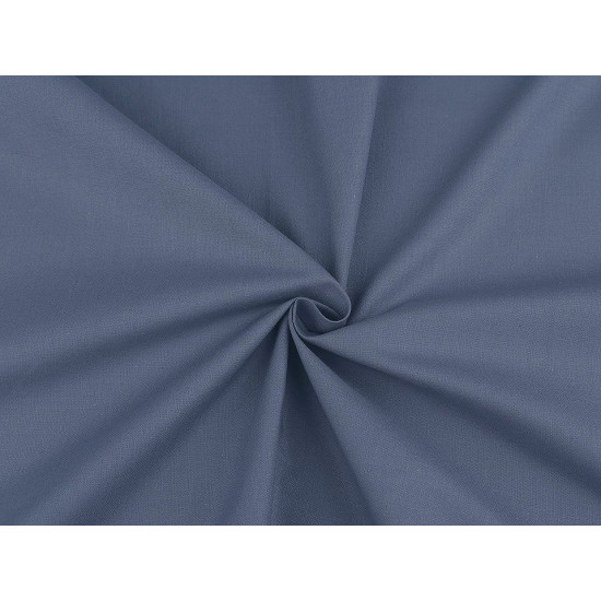Cotton fabric / canvas single colour - Berlin blue (10 Meters)