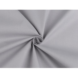 Baumwollstoff/leinen einfarbig - Hell-grau (1 Meter)