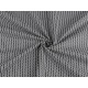 Cotton fabric / canvas - chevron soft - Black (1 Meter)