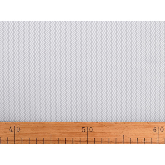 Cotton fabric / canvas - chevron soft - Black (1 Meter)