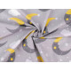 Cotton fabric / canvas sheep - Blue turquise (1 Meter)