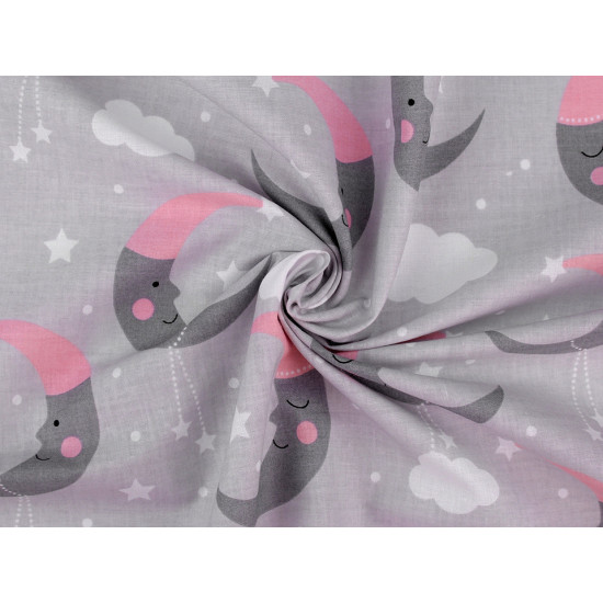 Cotton fabric / canvas sheep - Blue turquise (1 Meter)