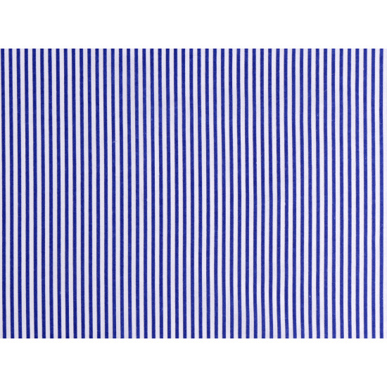 Cotton fabric / canvas - stripe - Blue (1 Meter)