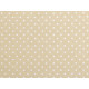 Cotton fabric / canvas polka dots - White (10 Meters)