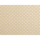 Cotton fabric / canvas polka dots - White (10 Meters)