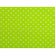 Cotton fabric / canvas polka dots - White (10 Meters)