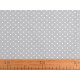Cotton fabric / canvas polka dots - White (10 Meters)
