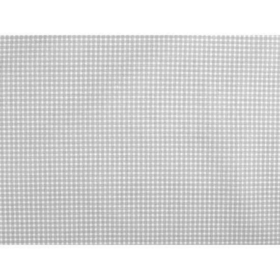 Cotton fabric / canvas - checkered - Green light (1 Meter)