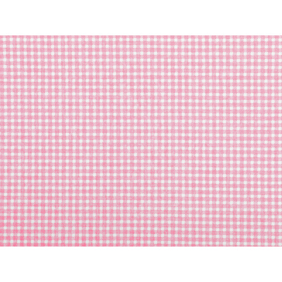 Cotton fabric / canvas - checkered - Green light (1 Meter)