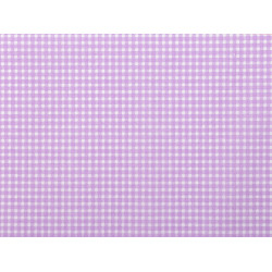 Cotton fabric / canvas - checkered - Light violet (1 Meter)