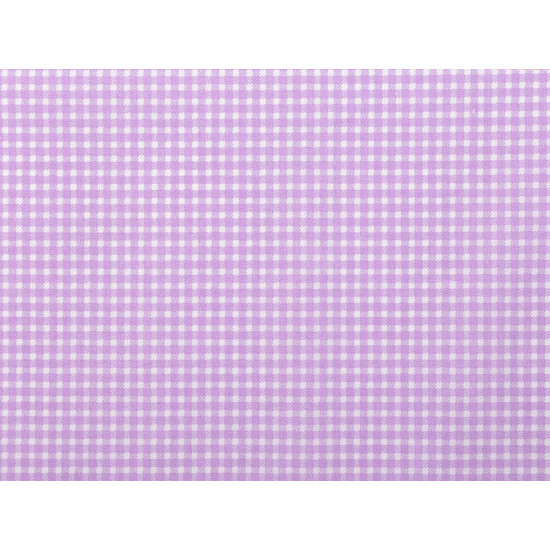 Cotton fabric / canvas - checkered - Green light (1 Meter)