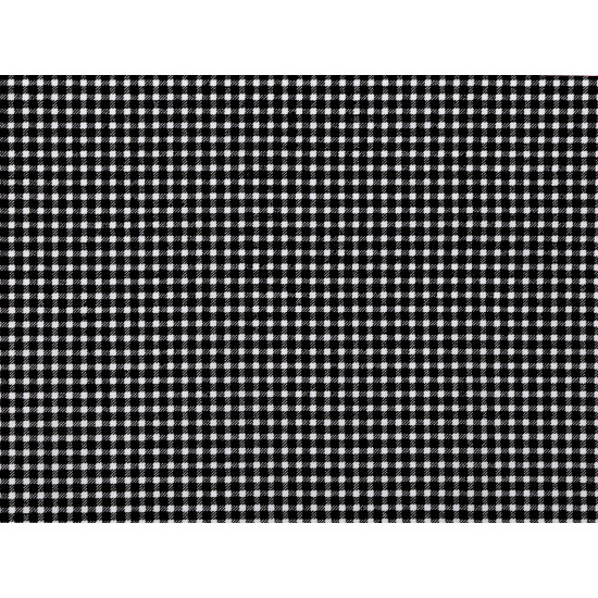 Cotton fabric / canvas - checkered - Green light (1 Meter)