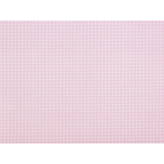 Cotton fabric / canvas - checkered - Green light (1 Meter)