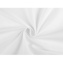 Satyna bawełniana gładka - White (1 Metr)