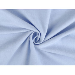 Baumwolle flanell einfarbig - Eisblau (1 Meter)
