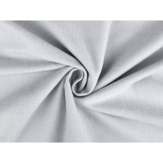Baumwolle flanell einfarbig - Off white (1 Meter)