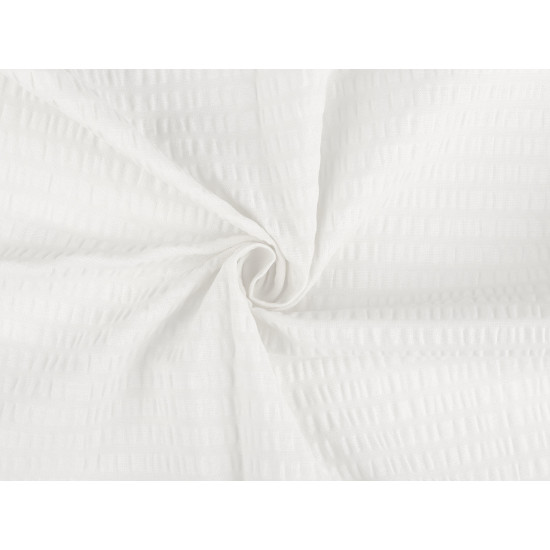 Monochrome cotton crepe fabric - Off white (1 Meter)