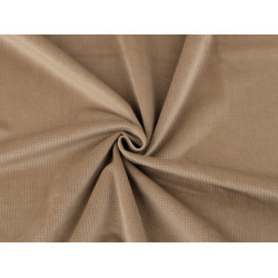 Structured velvet fabric - Cappuccino (1 Meter)
