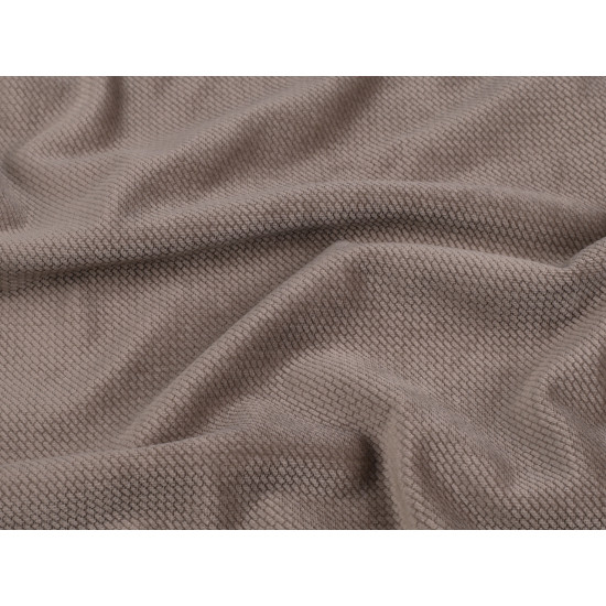 Structured velvet fabric - Beige (1 Meter) Structured velvet fabric - Beige (1 Meter)