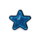 Iron on patch star with sequins - Gold lt. (10 Pieces) Iron on patch star with sequins - Gold lt. (10 Pieces)