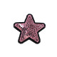 Iron on patch star with sequins - Gold lt. (10 Pieces) Iron on patch star with sequins - Gold lt. (10 Pieces)