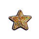 Iron on patch star with sequins - Gold lt. (10 Pieces) Iron on patch star with sequins - Gold lt. (10 Pieces)