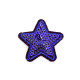 Iron on patch star with sequins - Gold lt. (10 Pieces) Iron on patch star with sequins - Gold lt. (10 Pieces)