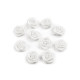 Satin rose ø10 mm - Red (200 Pieces) Satin rose ø10 mm - Red (200 Pieces)