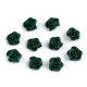 Satin rose ø10 mm - Red (200 Pieces) Satin rose ø10 mm - Red (200 Pieces)