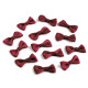 Kokardki bieliźniane / kotyliony 12x25 mm satynowe - Bordo (5 Sztuki) Kokardki bieliźniane / kotyliony 12x25 mm satynowe - Bordo (5 Sztuki)