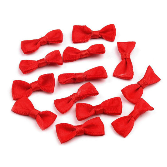 Kokardki bieliźniane / kotyliony 12x25 mm satynowe - Bordo (5 Sztuki) Kokardki bieliźniane / kotyliony 12x25 mm satynowe - Bordo (5 Sztuki)