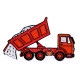 Naprasowanka auto, traktor, łódka - Czerwony (10 Sztuki) Naprasowanka auto, traktor, łódka - Czerwony (10 Sztuki)