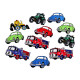 Naprasowanka auto, traktor, łódka - Czerwony (10 Sztuki) Naprasowanka auto, traktor, łódka - Czerwony (10 Sztuki)