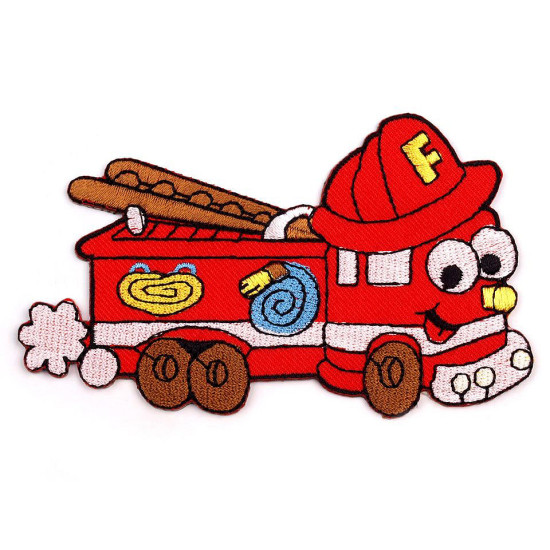 Naprasowanka auto, traktor, łódka - Czerwony (10 Sztuki) Naprasowanka auto, traktor, łódka - Czerwony (10 Sztuki)