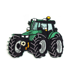 Naprasowanka auto, traktor, łódka - Zielony irlandzki (1 Sztuka)