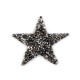 Applique termoadesiva, con strass - Argento (48 Pezzi) Applique termoadesiva, con strass - Argento (48 Pezzi)