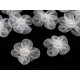 Kwiatek monofilowy ø3 - 3,5 cm z perełkami - Mix losowo wybranych wzorów (50 Sztuki) Kwiatek monofilowy ø3 - 3,5 cm z perełkami - Mix losowo wybranych wzorów (50 Sztuki)