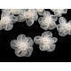 Kwiatek monofilowy ø3 - 3,5 cm z perełkami - Mix losowo wybranych wzorów (50 Sztuki) Kwiatek monofilowy ø3 - 3,5 cm z perełkami - Mix losowo wybranych wzorów (50 Sztuki)