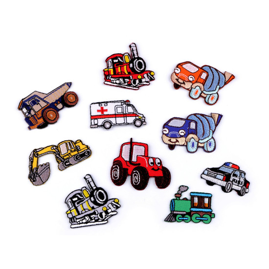 Naprasowanka ciężarówka, traktor, koparka, ciuchcia, betoniarka - Mysi (1 Sztuka) Naprasowanka ciężarówka, traktor, koparka, ciuchcia, betoniarka - Mysi (1 Sztuka)
