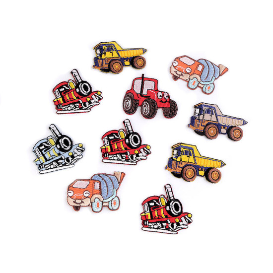 Naprasowanka ciężarówka, traktor, koparka, ciuchcia, betoniarka - Mysi (1 Sztuka) Naprasowanka ciężarówka, traktor, koparka, ciuchcia, betoniarka - Mysi (1 Sztuka)