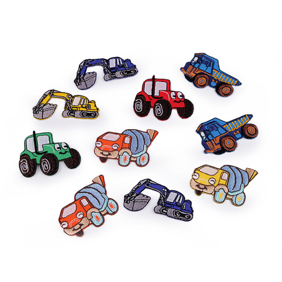 Naprasowanka ciężarówka, traktor, koparka, ciuchcia, betoniarka - Mysi (1 Sztuka) Naprasowanka ciężarówka, traktor, koparka, ciuchcia, betoniarka - Mysi (1 Sztuka)